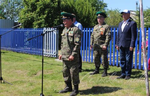 Открытие пограничного знака в Сидулово-Ерыклах, 25.05.2025 г