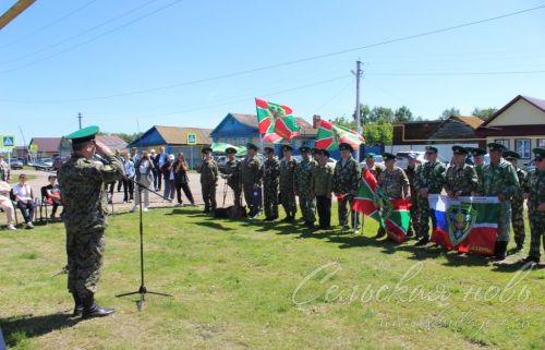 Открытие пограничного знака в Сидулово-Ерыклах, 25.05.2025 г