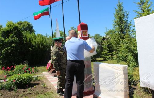 Открытие пограничного знака в Сидулово-Ерыклах, 25.05.2025 г