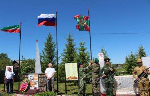 Открытие пограничного знака в Сидулово-Ерыклах, 25.05.2025 г