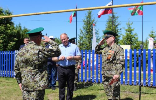 Открытие пограничного знака в Сидулово-Ерыклах, 25.05.2025 г