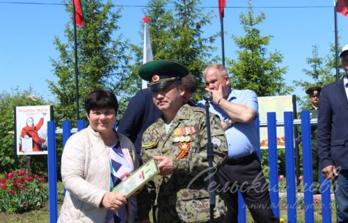 Открытие пограничного знака в Сидулово-Ерыклах, 25.05.2025 г