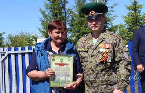 Открытие пограничного знака в Сидулово-Ерыклах, 25.05.2025 г