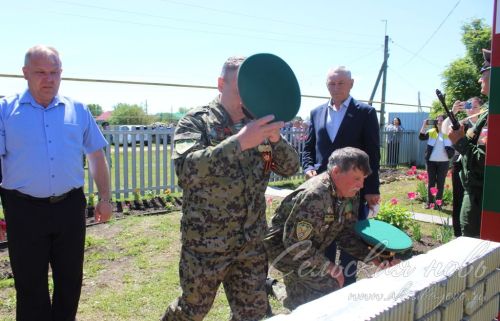 Открытие пограничного знака в Сидулово-Ерыклах, 25.05.2025 г