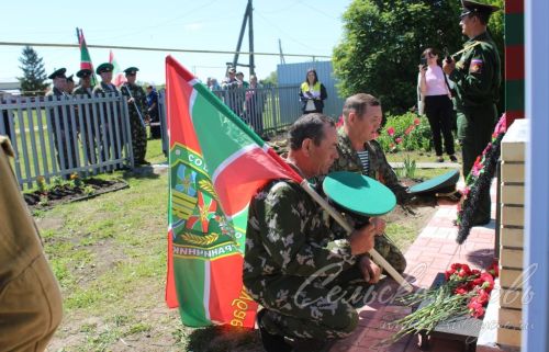 Открытие пограничного знака в Сидулово-Ерыклах, 25.05.2025 г