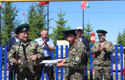 Открытие пограничного знака в Сидулово-Ерыклах, 25.05.2025 г