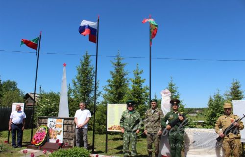 Открытие пограничного знака в Сидулово-Ерыклах, 25.05.2025 г