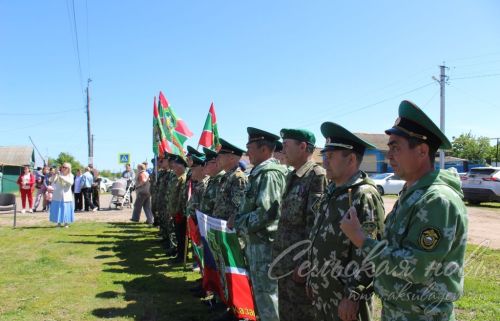 Открытие пограничного знака в Сидулово-Ерыклах, 25.05.2025 г