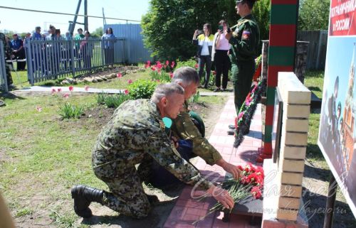 Открытие пограничного знака в Сидулово-Ерыклах, 25.05.2025 г