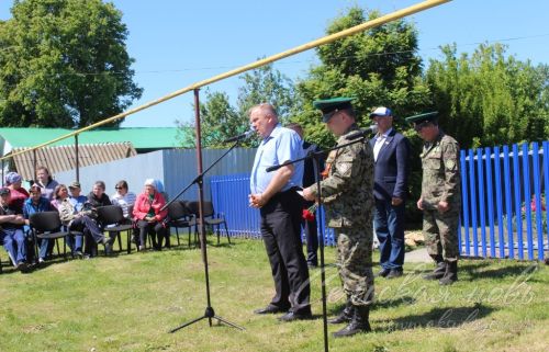 Открытие пограничного знака в Сидулово-Ерыклах, 25.05.2025 г