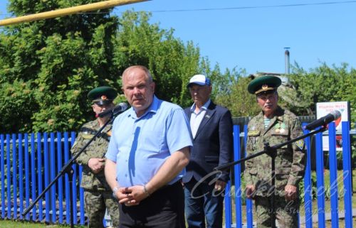 Открытие пограничного знака в Сидулово-Ерыклах, 25.05.2025 г