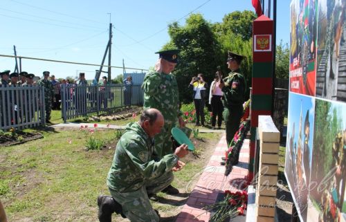 Открытие пограничного знака в Сидулово-Ерыклах, 25.05.2025 г