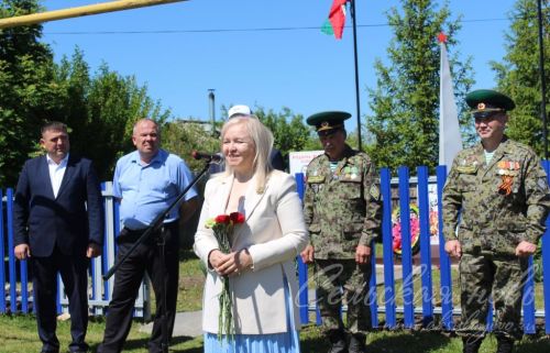 Открытие пограничного знака в Сидулово-Ерыклах, 25.05.2025 г