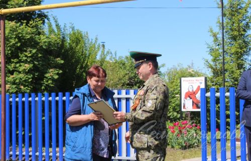 Открытие пограничного знака в Сидулово-Ерыклах, 25.05.2025 г