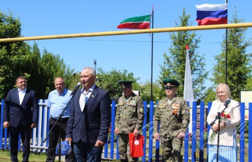 Открытие пограничного знака в Сидулово-Ерыклах, 25.05.2025 г