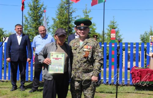 Открытие пограничного знака в Сидулово-Ерыклах, 25.05.2025 г