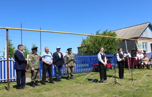 Открытие пограничного знака в Сидулово-Ерыклах, 25.05.2025 г