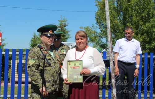 Открытие пограничного знака в Сидулово-Ерыклах, 25.05.2025 г