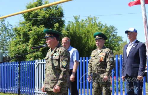 Открытие пограничного знака в Сидулово-Ерыклах, 25.05.2025 г