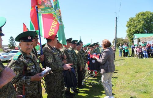 Открытие пограничного знака в Сидулово-Ерыклах, 25.05.2025 г