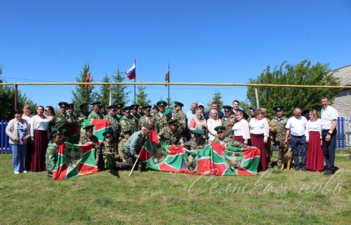Открытие пограничного знака в Сидулово-Ерыклах, 25.05.2025 г