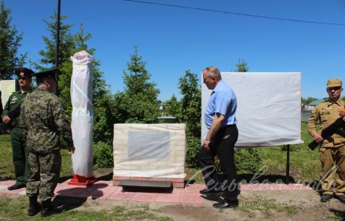 Открытие пограничного знака в Сидулово-Ерыклах, 25.05.2025 г