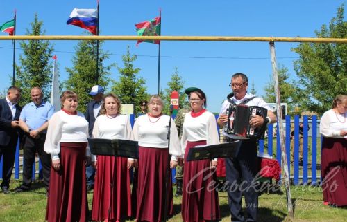 Открытие пограничного знака в Сидулово-Ерыклах, 25.05.2025 г