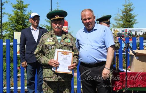 Открытие пограничного знака в Сидулово-Ерыклах, 25.05.2025 г