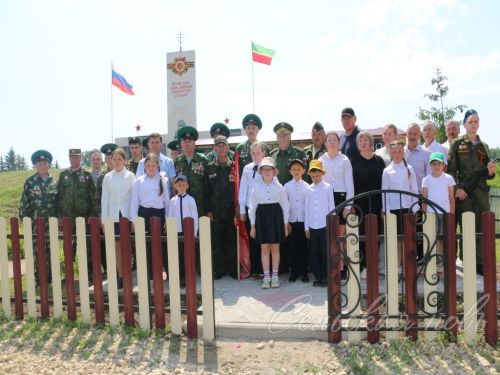 Открытие мемориальных доскок участникам СВО - уроженцам д. Кисы, 12.06.2025 г.