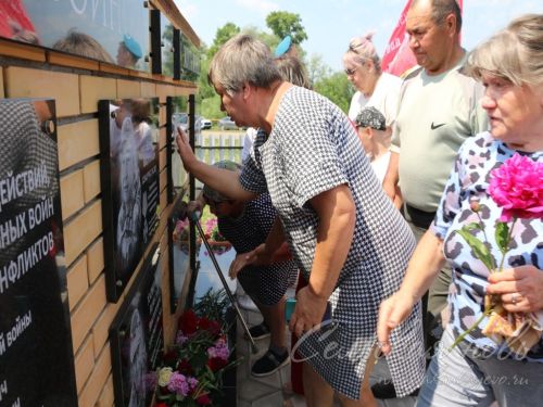 Открытие мемориальных доскок участникам СВО - уроженцам д. Кисы, 12.06.2025 г.