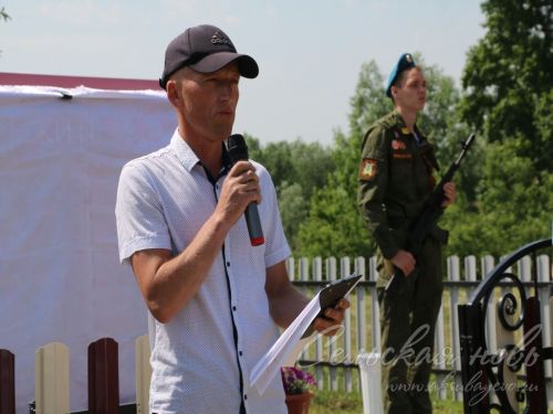 Открытие мемориальных доскок участникам СВО - уроженцам д. Кисы, 12.06.2025 г.