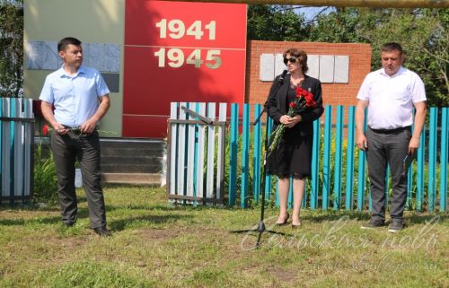 Открытие мемориальной доски Ленару Нутфуллину, в с. Трудолюбово, 12.06.2025 г.