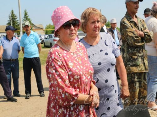 Открытие мемориальных доскок участникам СВО - уроженцам д. Кисы, 12.06.2025 г.