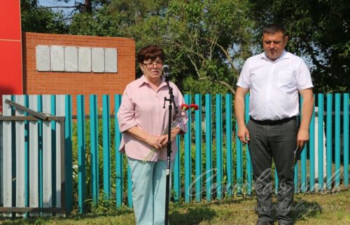 Открытие мемориальной доски Ленару Нутфуллину, в с. Трудолюбово, 12.06.2025 г.