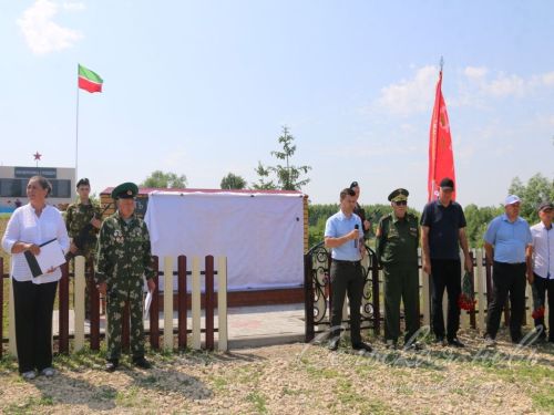 Открытие мемориальных доскок участникам СВО - уроженцам д. Кисы, 12.06.2025 г.