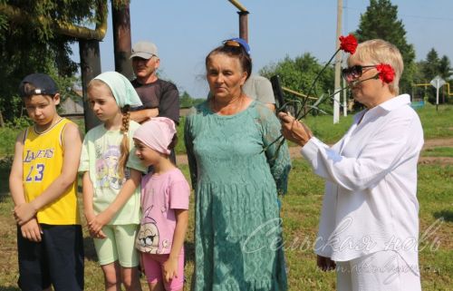 Открытие мемориальной доски Ленару Нутфуллину, в с. Трудолюбово, 12.06.2025 г.