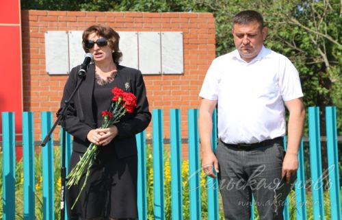 Открытие мемориальной доски Ленару Нутфуллину, в с. Трудолюбово, 12.06.2025 г.