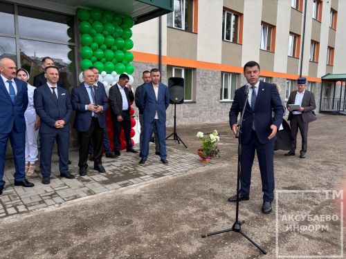 Открытие терапевтического корпуса в Аксубаеве после капремонта