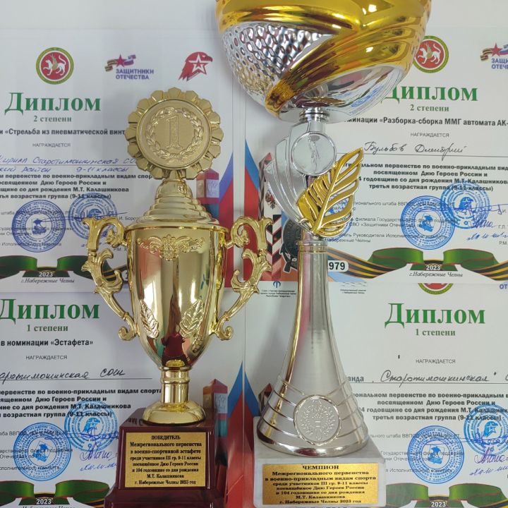 Команда сельской школы Аксубаевского района удостоилась золотого Кубка чемпиона