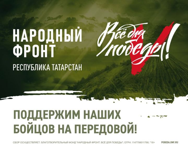 В День защитника отечества в Татарстане пройдет телемарафон в поддержку наших бойцов