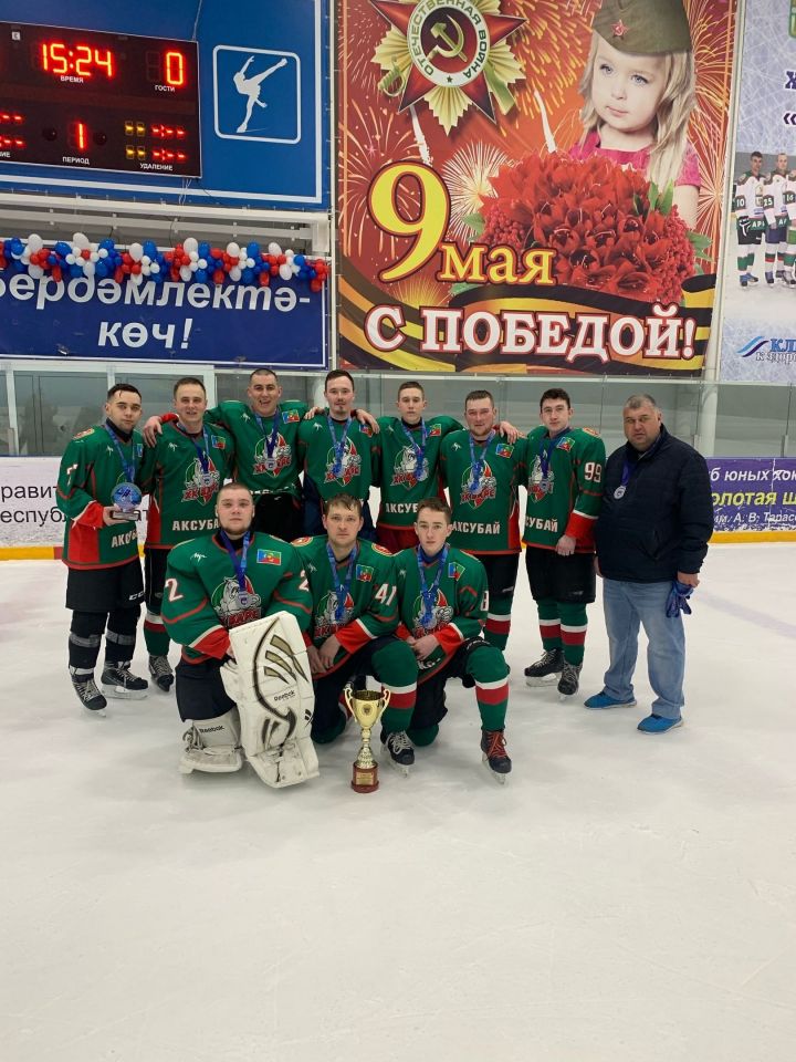 Аксубаевские хоккеисты выиграли серебро в республиканском соревновании