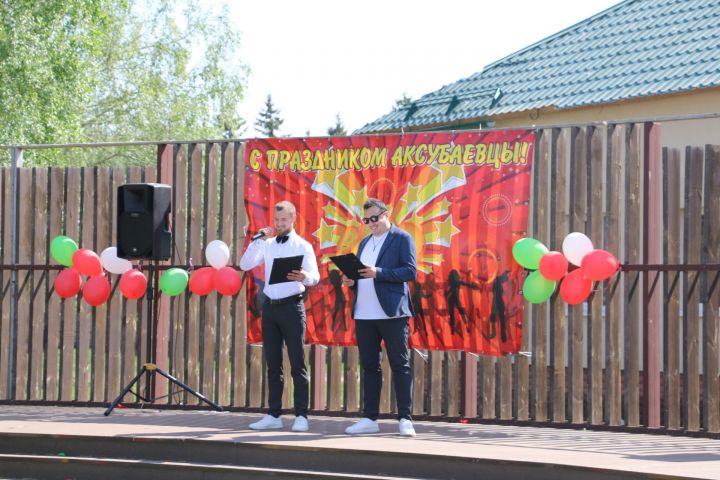 В центральном парке Аксубаева звучали песни в день Первомая