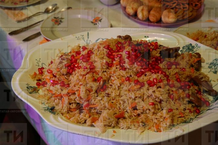 Плов с баклажанами