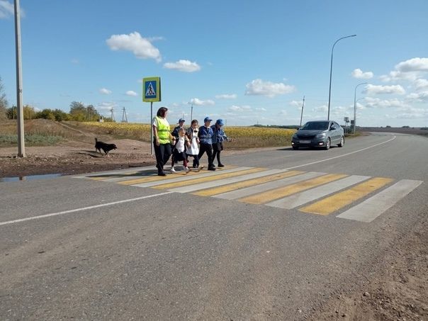 В сельской школе закрепляют Правила дорожного движения