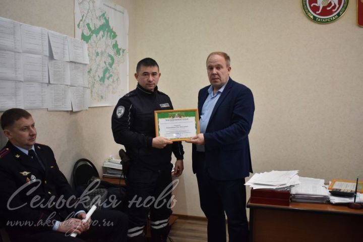 Юл хәрәкәте куркынычсызлыгын тәэмин итү буенча эш өчен бүләкләргә лаек булдылар