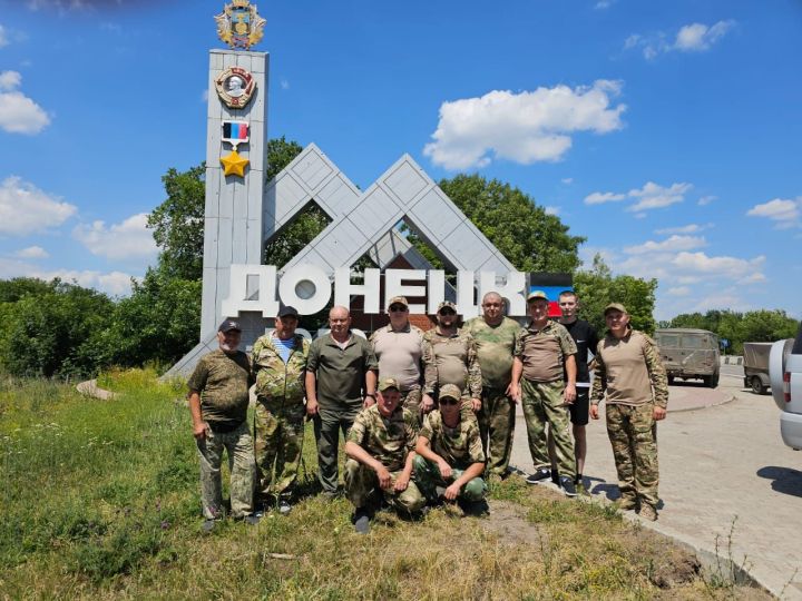 Аксубаевские волонтеры и защитники вместе, до победного