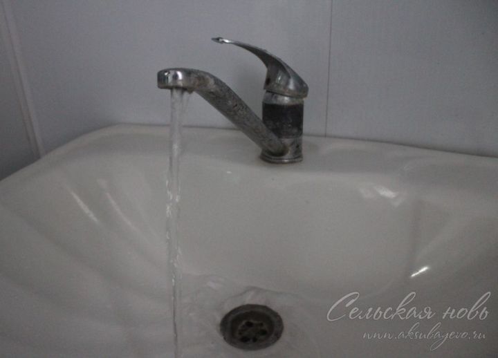 Аксубай районының Карасу авылында суүткәргеч эшли