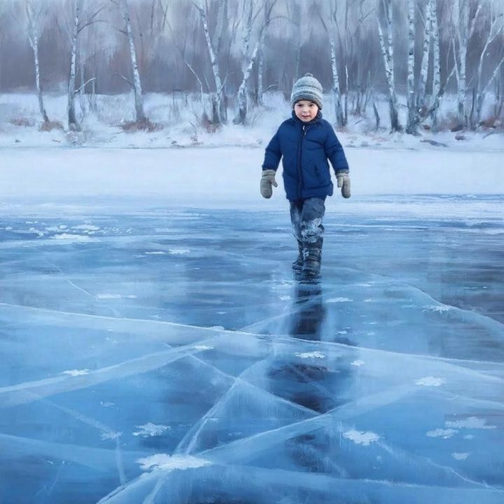 В Татарстане родителей будут штрафовать за выход детей на тонкий лед