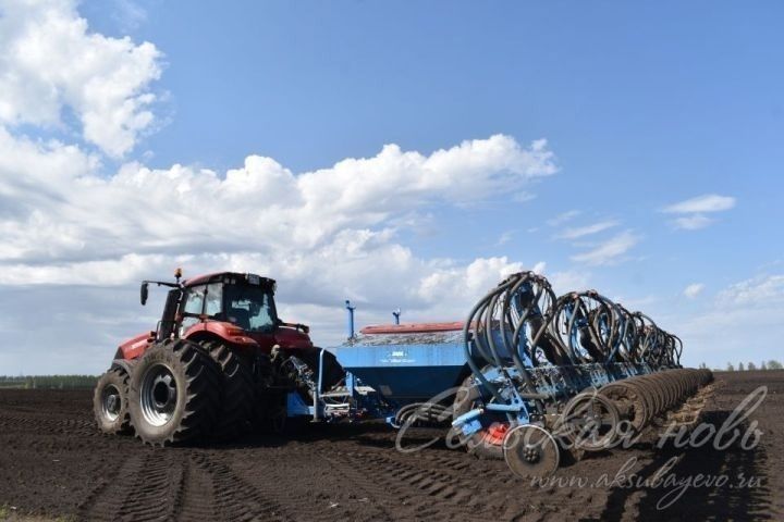 Аксубай районында көзге чәчү башланды