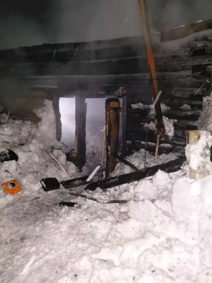 В Аксубаевском районе при пожаре пострадал гараж
